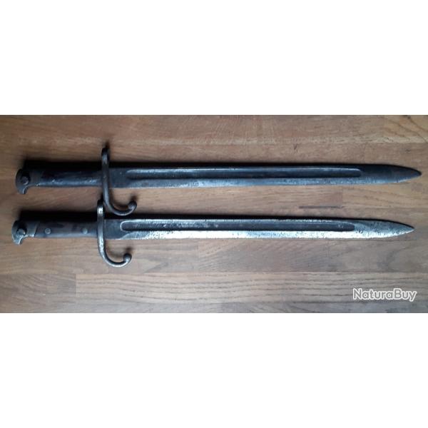 Baionettes Rolling block pour 8mm lebel