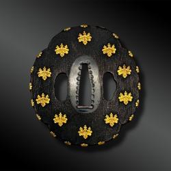 TSUBA mokko gata avec mon - Japon - P&eacute;riode Edo (1603-1868)