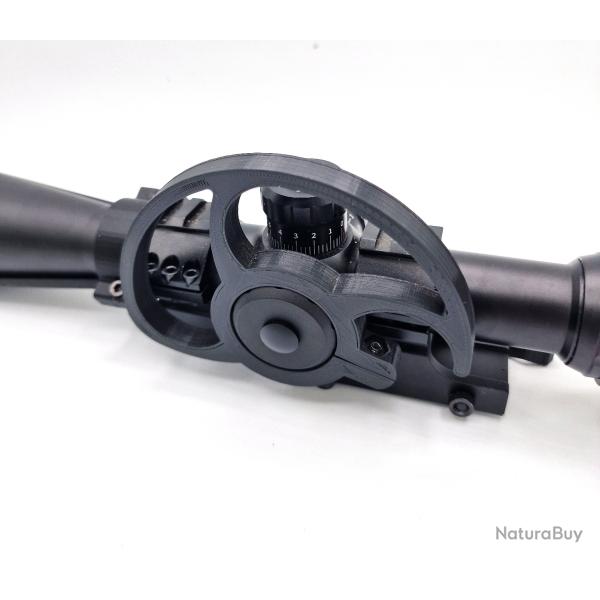 Roue de r�glage de parallaxe pour lunette de tir, diam�tre 37mm