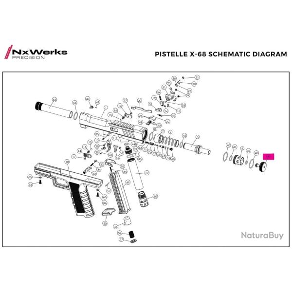 Main Body Piston- Pistelle X68 - NX Werks