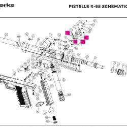 Hook set Original 18192453 - Pistelle X68 - NX Werks