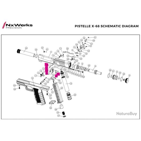 Trigger complete - Pistelle X68 - NX Werks