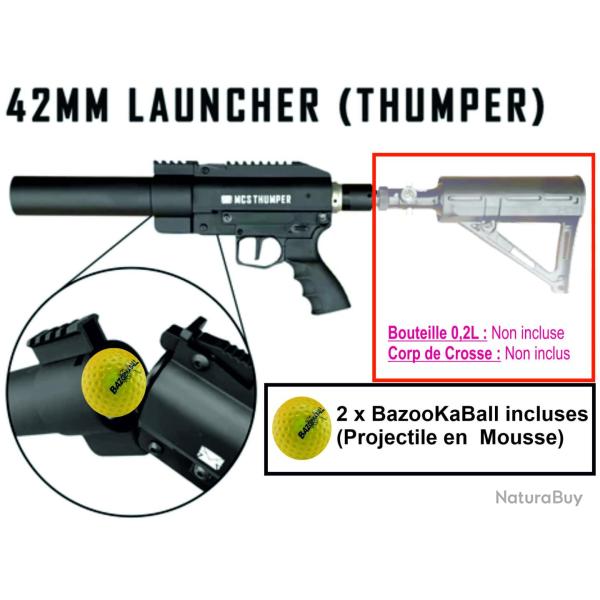Lance projectile 42mm - Balles de golf - THUMPER - MCS