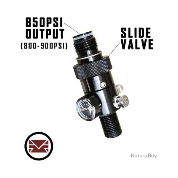 Regulateur Max1 - Input 3000 Psi - Output 850 Psi + on off slide - MCS