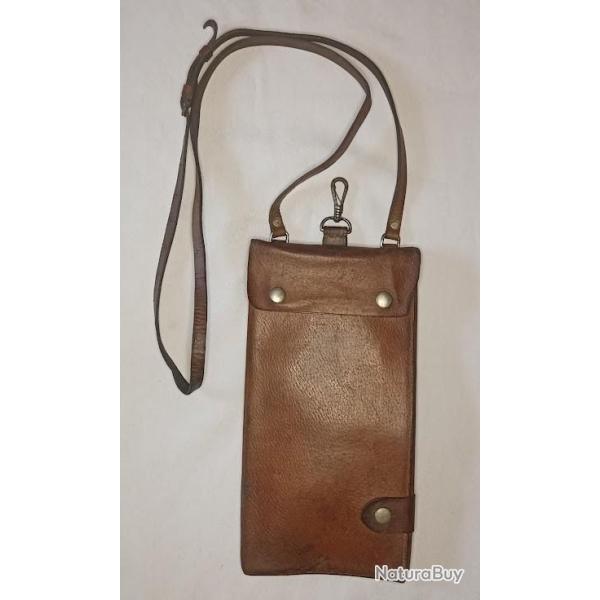 Porte carte liseuse boussole Officier Fran�ais 39/45 WW2