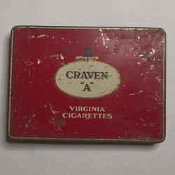 Boite &agrave; cigarettes anglaise CRAVEN "A" WW2