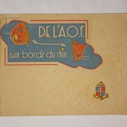 Livre DFL de AOF aux bord du Rhin 9&egrave;me DIC de 1943/45 WW2