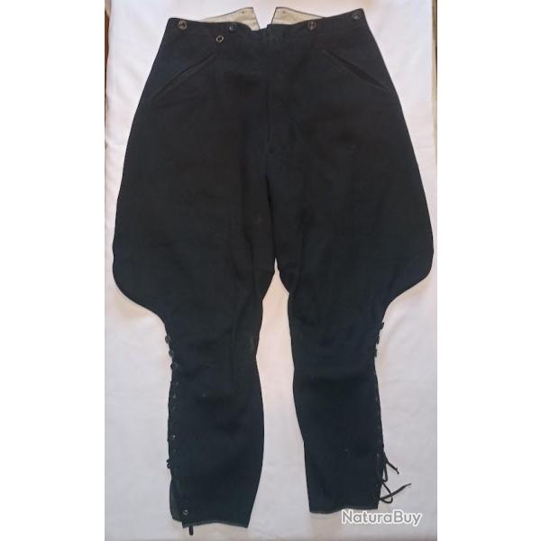 Culotte noir Officier Allemand mod�le 1932 troupe d'�lite Panzer WW2 *