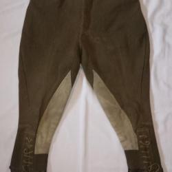 Culotte golf mod&egrave;le 1929 mastic passepoil marron 39/45 WW2 *