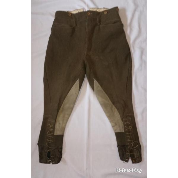 Culotte golf mod�le 1929 mastic passepoil marron 39/45 WW2 *