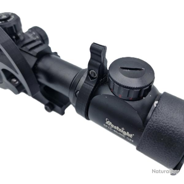 Cran de r�glage de zoom pour lunette de tir, diam�tre 40mm