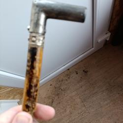 Canne fusil . Canon laiton