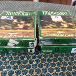 cartouche de 8 calibre 12 marque TUNET