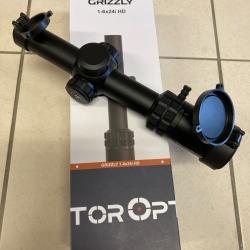 Vends lunette de battue VECTOR OPTICS 1-6x24i HD GRIZZLY