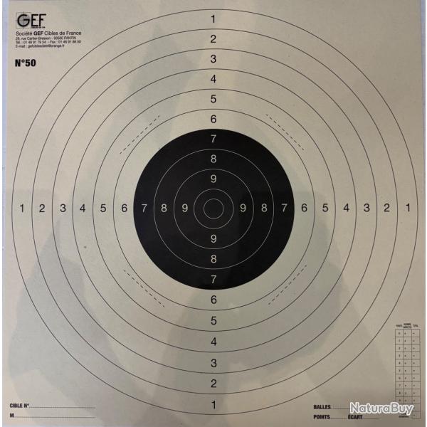Cible C50 Gef de cible par 200