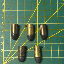 Cartouches &agrave; broche 9mm