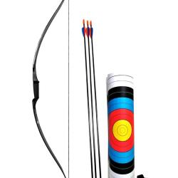 Kit Arc d'initiation Rolan Snake 50" 16/20 LBS ambidextre - Enfants 8/12 ans 20 lbs