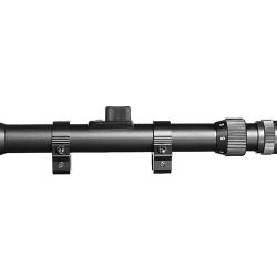 Lunette &agrave; zoom Swiss Arms 3-7x28 rail 11 mm pour carabines &agrave; plombs