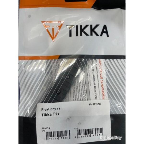 Rail Picatinny Tikka T1X 20 MOA