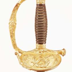 &Eacute;P&Eacute;E D'OFFICIER SUP&Eacute;RIEUR D'AIDE DE CAMP MOD&Egrave;LE 1872 - TROISI&Egrave;ME R&Eacute;PUBLIQUE