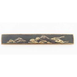 KOZUKA ACCESSOIRE DE SABRE JAPONAIS MONT FUJI ET PINS