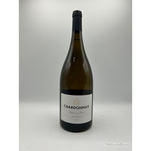 Vente flash ! 3 Magnum de vin de blanc - Romain Le Bihan Chardonnay Pays D'Oc - 2024