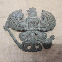 Plaque de casque a pointe,  Prusse fer WW1 , (1)