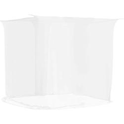 Moustiquaire suspendue polyester blanc 220x150x180 cm maille 156 protection efficace