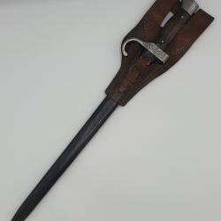 Sabre-Baionnette mod&egrave;le 1892 premier type (quillon long et douille courte).