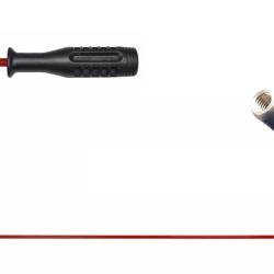 Baguette nettoyage acier gain&eacute; PVC pour fusil