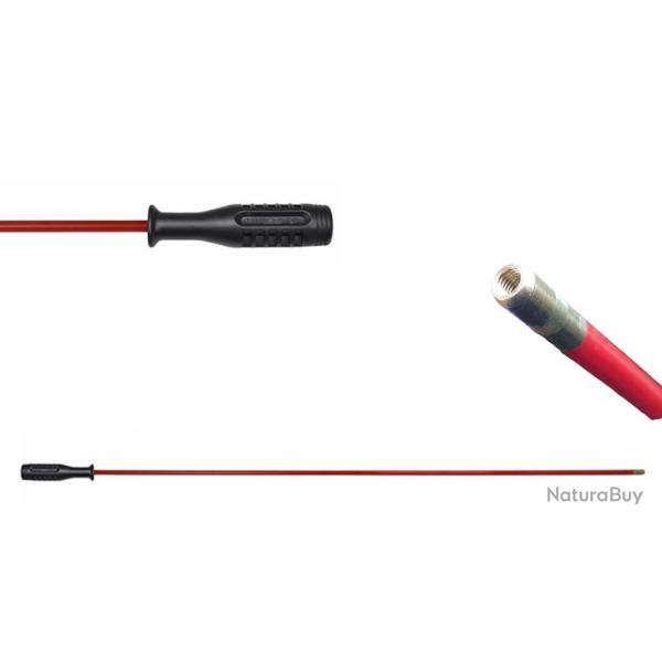 Baguette nettoyage acier gain� PVC pour fusil