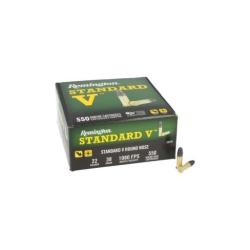 Munitions REMINGTON cal.22lr standard V 38gr hp par 1650
