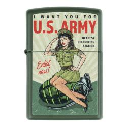 Zippo WW2 pin up