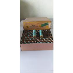 100 douilles avec amorces calibre 12