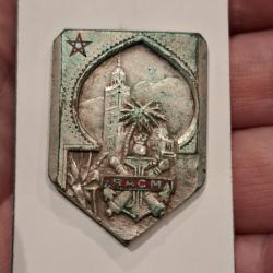 INSIGNE RAC MAROC ( REGIMENT ARTILLERIE COLONIALE ) PERIODE INDOCHINE