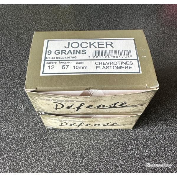 Cartouche chevrotines de d�fense 12.67 (joker)