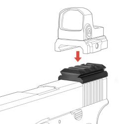 Adaptateur Picatinny Red Dot Glock | TXC ARMEMENT