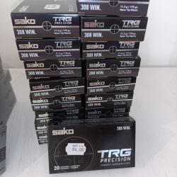 Cartouches Sako 308 TRG pr&eacute;cision