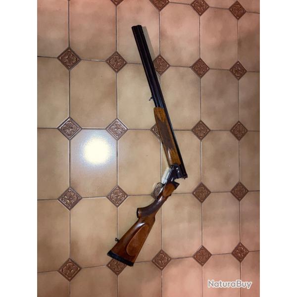 Superpos� mixte CZ 584-15 Cal 12/70 et 7x65 R + canons 12/70