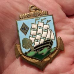 INSIGNE 24 RTS (REGIMENT DE TIRAILLEURS SENEGALAIS )
