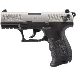 Pistolet WALTHER P22Q NICKEL Cal 22 LR 10 coups