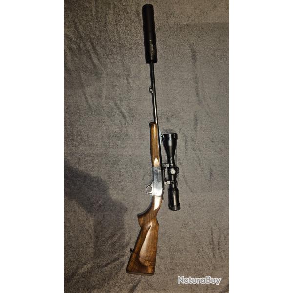 Carabine 222Rem avec lunette et silencieux