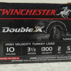 Une Boite de Cartouches Calibre 10 de marque Winchester Double X en plomb n&deg;5