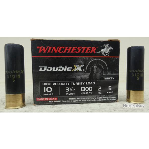 Une Boite de Cartouches Calibre 10 de marque Winchester Double X en plomb n�5