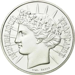 PIECE LA FRATERNITE 100 FRANCS 900�. ARGENT 1988