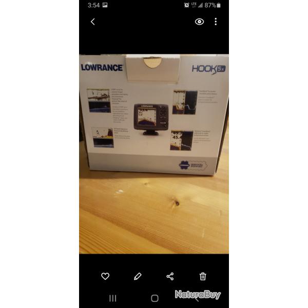 �chosondeur LOWRANCE hook 5x