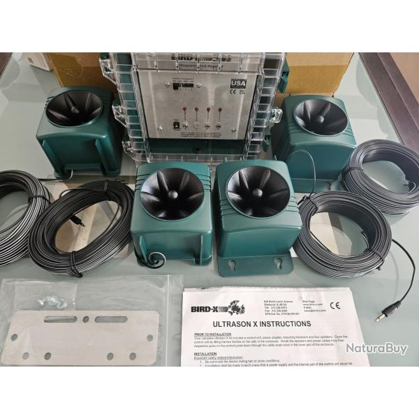 Boitier Ultrason X - Effaroucheur Ultrason pour Oiseaux ou Autres NEUF