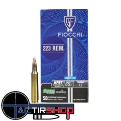 Munitions FIOCCHI cal.223 Rem Sierra HPBT 69gr boite de 50