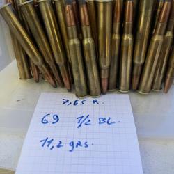Munitions 7.65 R 11.2 gr 1/2 blind&eacute;