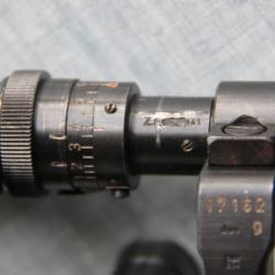 Ensemble allemand ww2 lunette zf41 et montage num&eacute;rot&eacute; attribu&eacute;